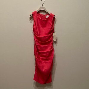 NICOLE MILLER ARTELIER MIDI DRESS (SIZE 2)
